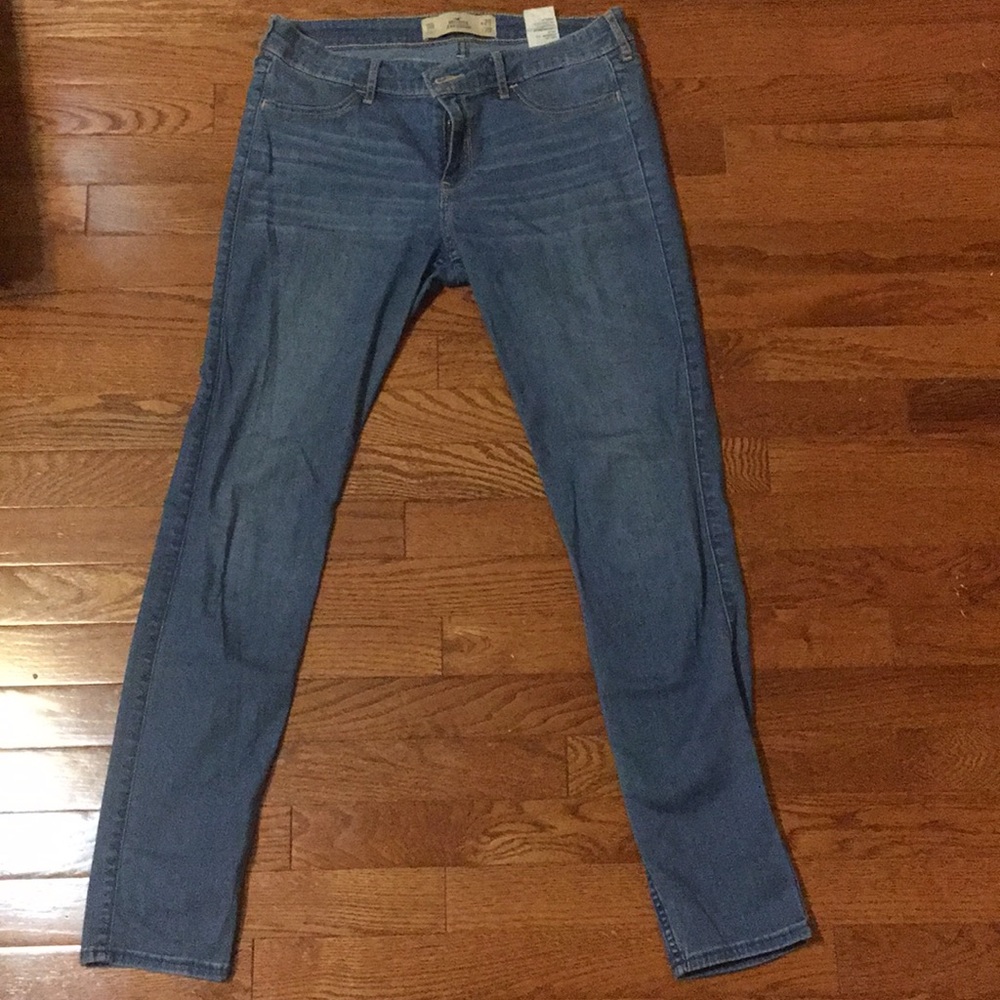Super skinny light wash hollister jeans